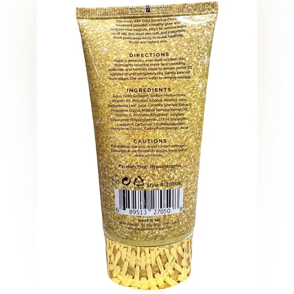 24k Gold Trina Turk Clearance Price is Firm! Travel Bag Gift Natasha Hair Bundle - Picture 12 of 16